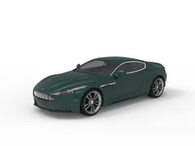 Aston Martin Car 3D Model 3D model