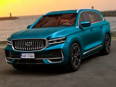 Geely Monjaro 2025 3D model