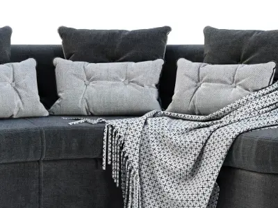 Luna restaurant loveseat LR60 3D model