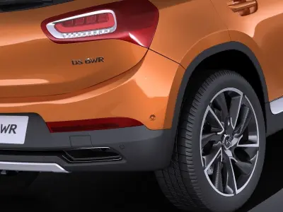 Citroen DS 6WR 2015 VRAY 3D model