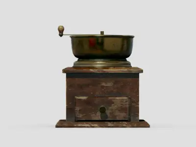 Coffee Grinder Free low-poly 3D model