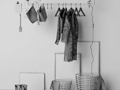 Set of clothes 2 3D model