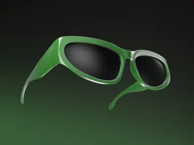 Wrap Sunglasses 3D model