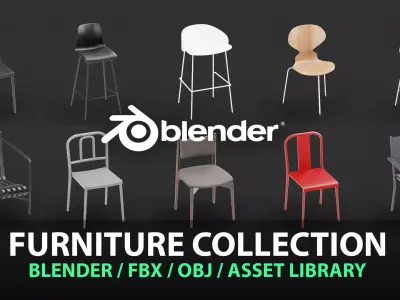 Chair Model Collection Vol 37 3D model