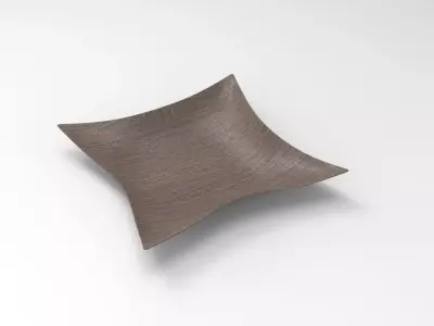 Accessory Plate Low-poly 3D model