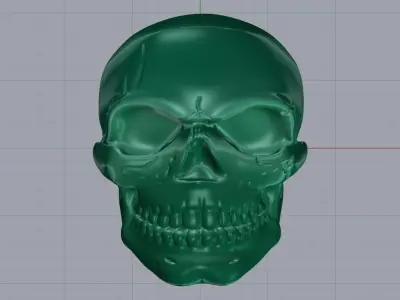 Skull 2 3D print model
