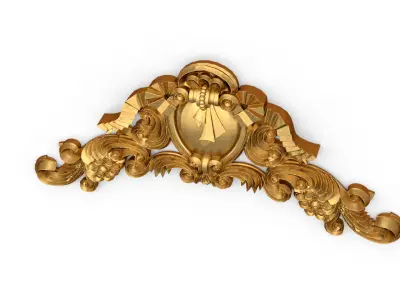 carved classic decorative ornament cnc 3d printing stl 06 3D model