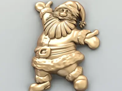 Carved decor central 023 3D model