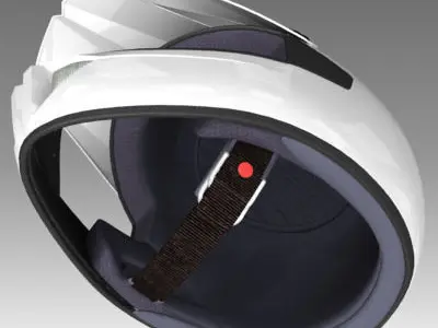 Generic Motocross Helmet 3D model