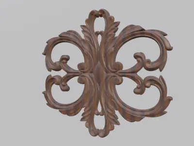 Flower Decor 3D print model 2
