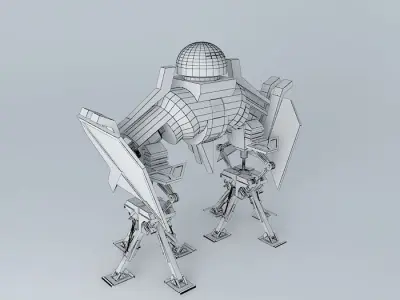 Robot Dorag Free 3D model