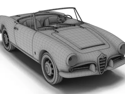 Alfa Romeo Giulia Spider 3D model