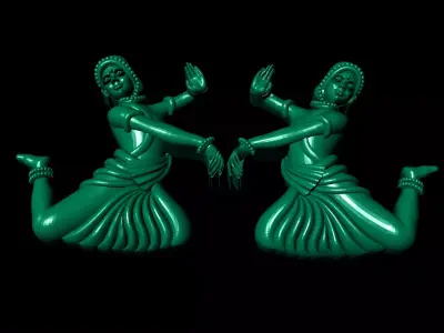 Indian Classical Dancing 3D print model