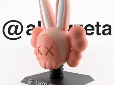Kaws Bust Accomplice Rabbit Bunny for Print 3D print model
