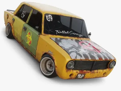 VAZ 2101 Rat 3D model