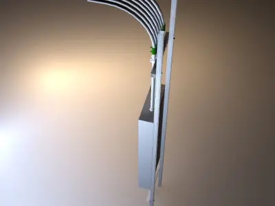 Electrical Panel Freestanding or Surface mount 3D model