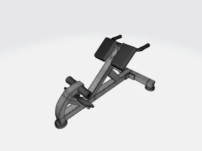 Exercise machine 3D print model