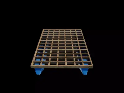 Pontoon boat 02 3D model