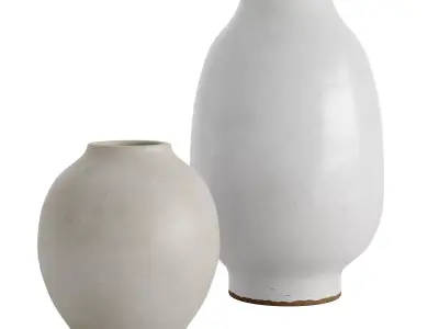 Quin Handcrafted Ceramic Vases 3D model