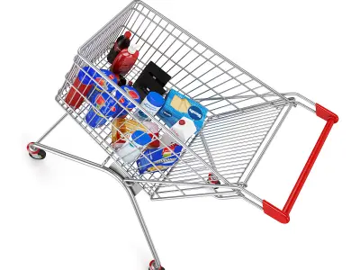 Shopping Cart 3D model