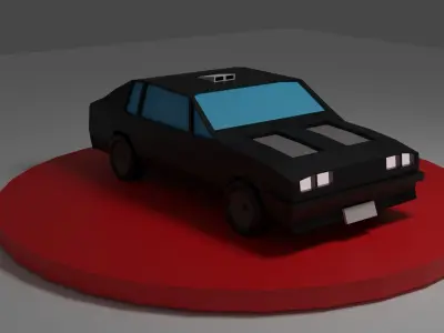 Low Poly Car  3D model