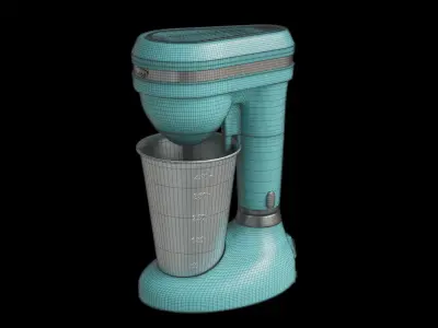 Blue Milkshake Maker 3D model