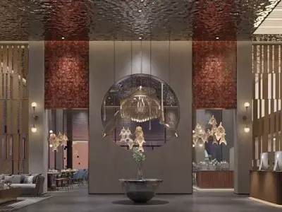 Restaurant Interior Design 3D model