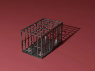 BDSM cage 3D model
