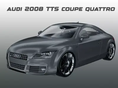 Audi - 2008 - TTS Quattro Coupe - S line 3D model
