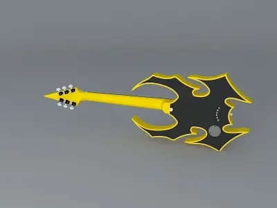 Gods of METAL guitar Free 3D model