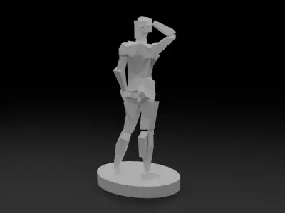 Abstract Human Sculpture for 3D Printing 3D print model