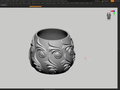 vase 3d print 476 3D print model
