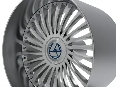 AZARA AZX-103 WHEEL 3D PRINT MODEL 3D print model