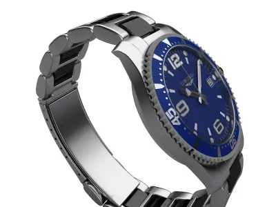 Watch Longines Hydroconquest 3D model