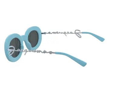 Jacquemus Les lunettes Pralu Sunglasses Low-poly 3D model