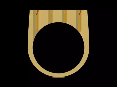 Yellow Gold Elegance in Harmony Sparkle in Distinction mr0273 3D print model