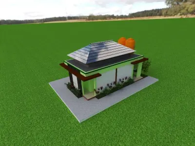 Ablution Place in Mosque Design outdoor 3D print model