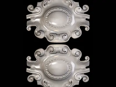 Classic carved 061 3D model