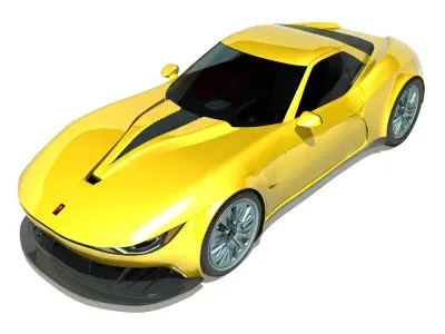 2013 Kukhri GT Concept Sports Car 3D model