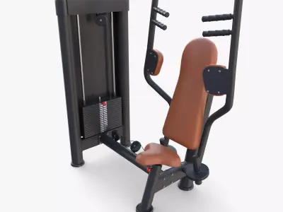 Pec deck machine 3D model