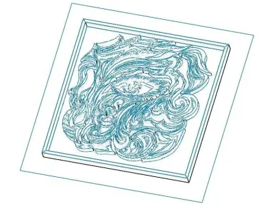 3D Art Surface Modeling - Catch Eyes 3D model