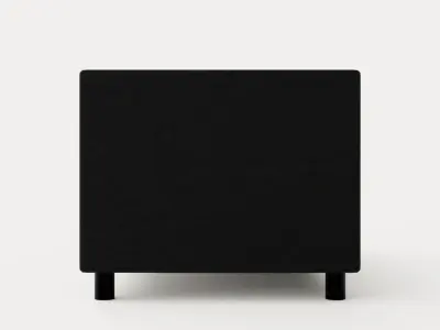 Divine Continental Bed 120x200 Cm Low-poly 3D model