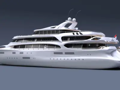 Yacht project 3D model