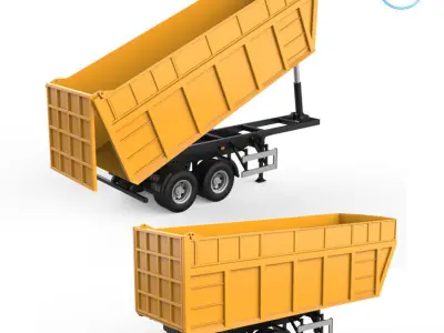 Dumper Trailer V1 3D print model
