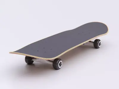 Skateboard - High quality Free 3D model