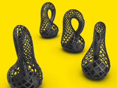 Klein Bottle Vase - Minimalist Floral Vase 3D print model