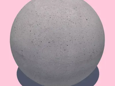 Concrete Ball 3D model