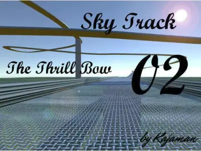 Sky Track  The Thrill Bow Low-poly 3D model