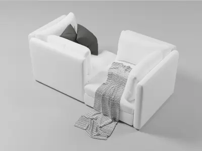 Valentuna Modular Sofa 3D model
