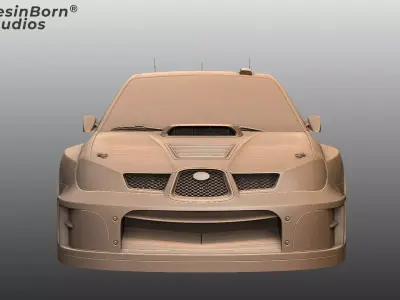 Subaru Impreza WRX STI High-Performance Rally Sport Sedan 3D print model